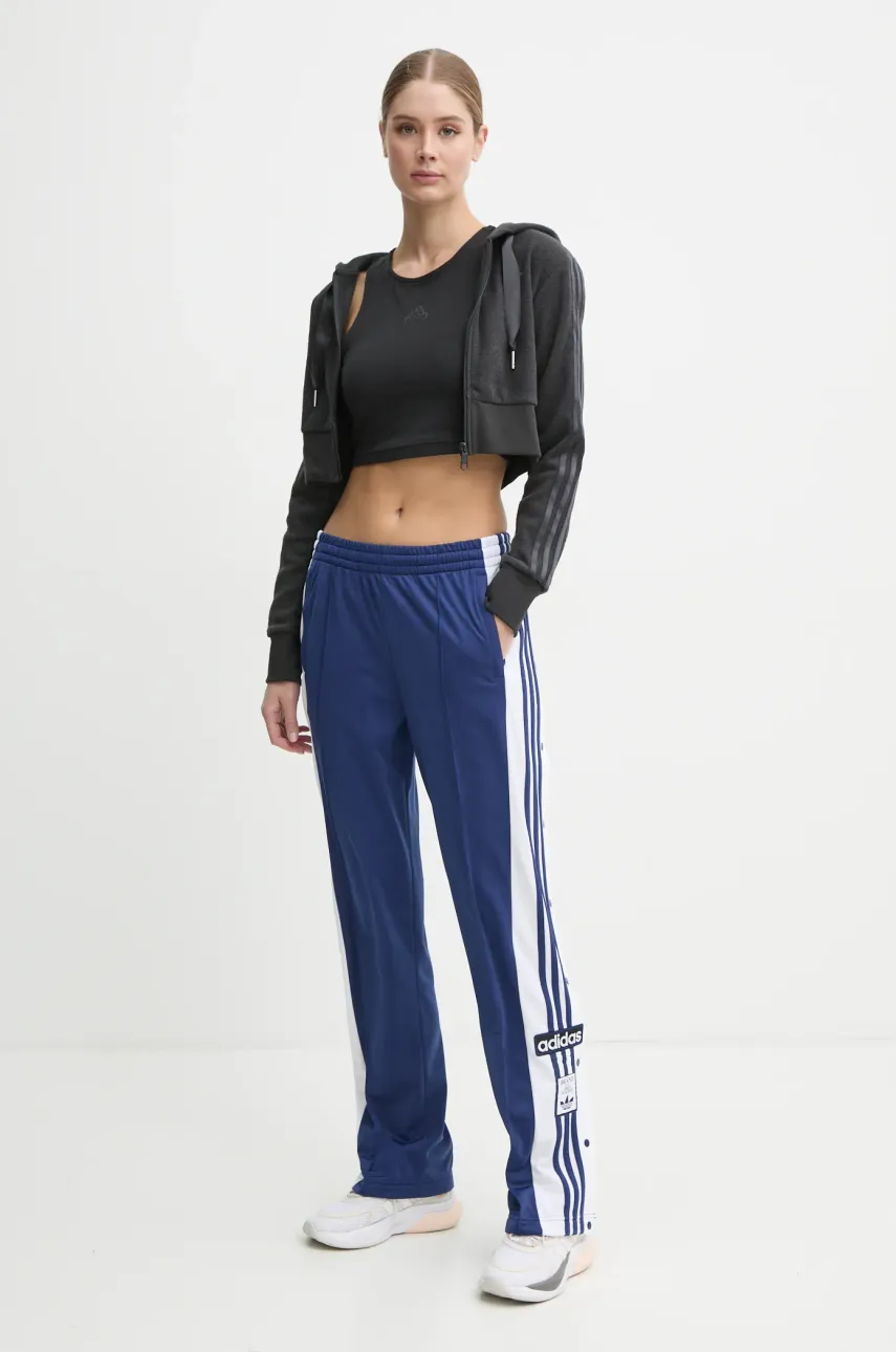Кофта adidas Originals Femme Galore Short Fulzip Hoodie женская цвет серый с капюшоном с аппликацией JN3006 Кофта adidas Originals Femme Galore Short Fulzip Hoodie женская цвет серый с капюшоном с аппликацией JN3006