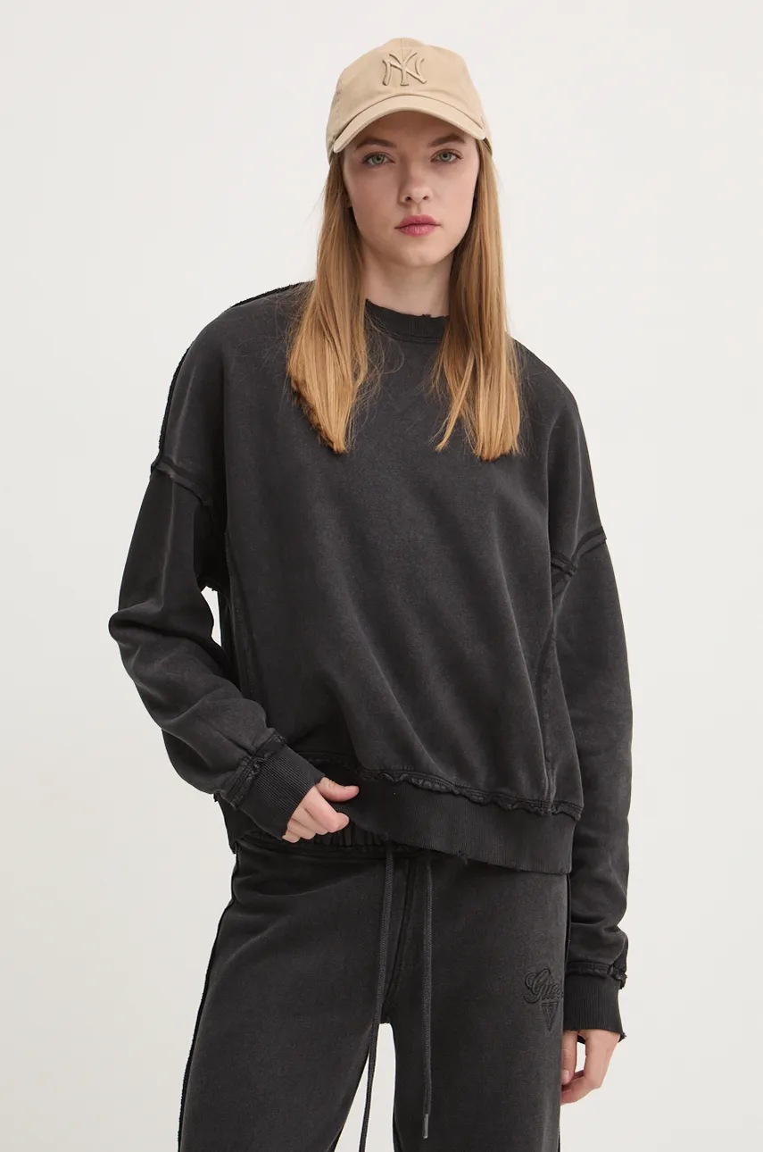 

Суичър Guess Originals в черно с апликация W4BQ12 KC811, Черен