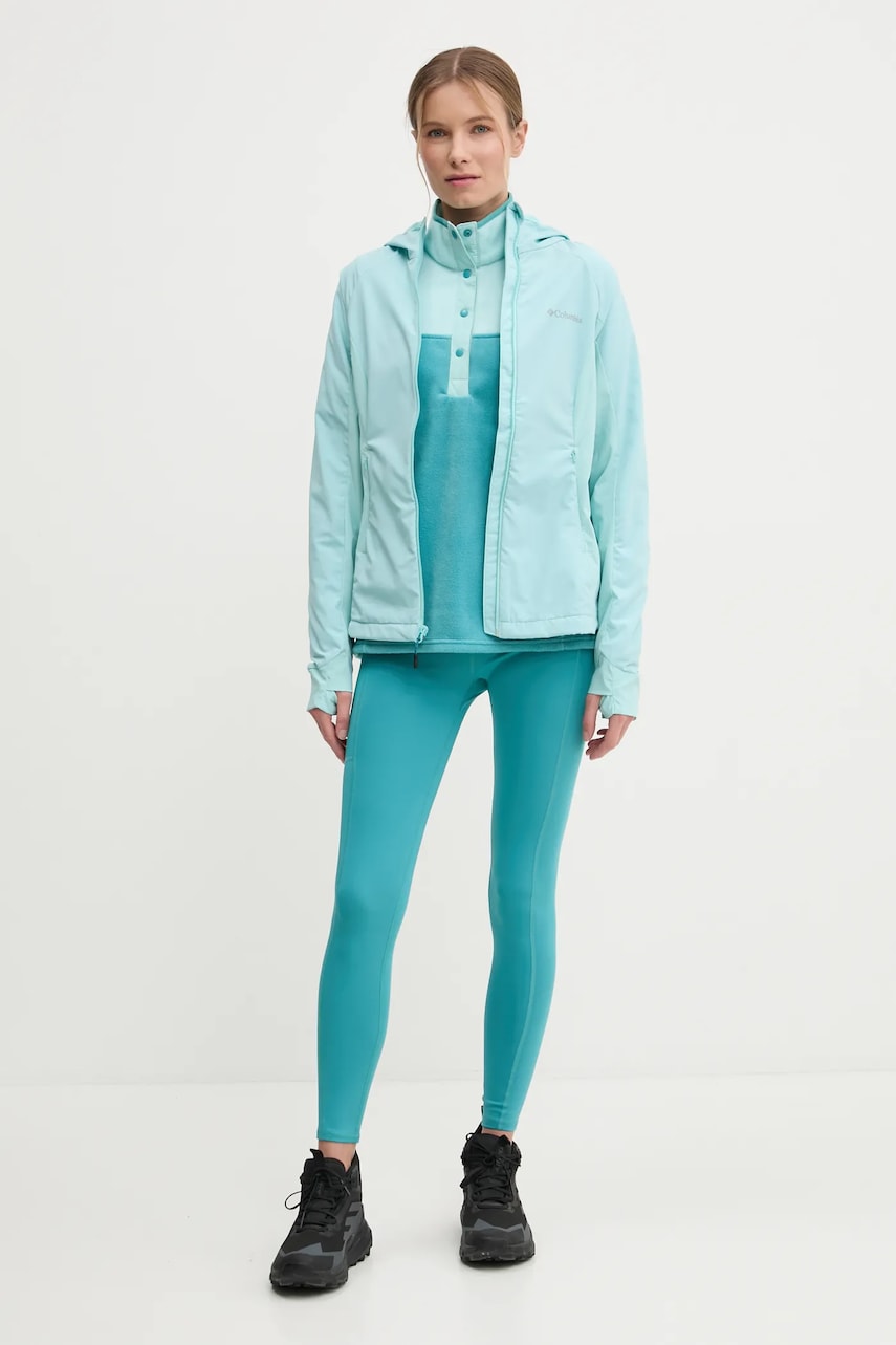 Спортивная кофта Columbia Benton Springs цвет чёрный узор 2085651 Спортивная кофта Columbia Benton Springs цвет чёрный узор 2085651