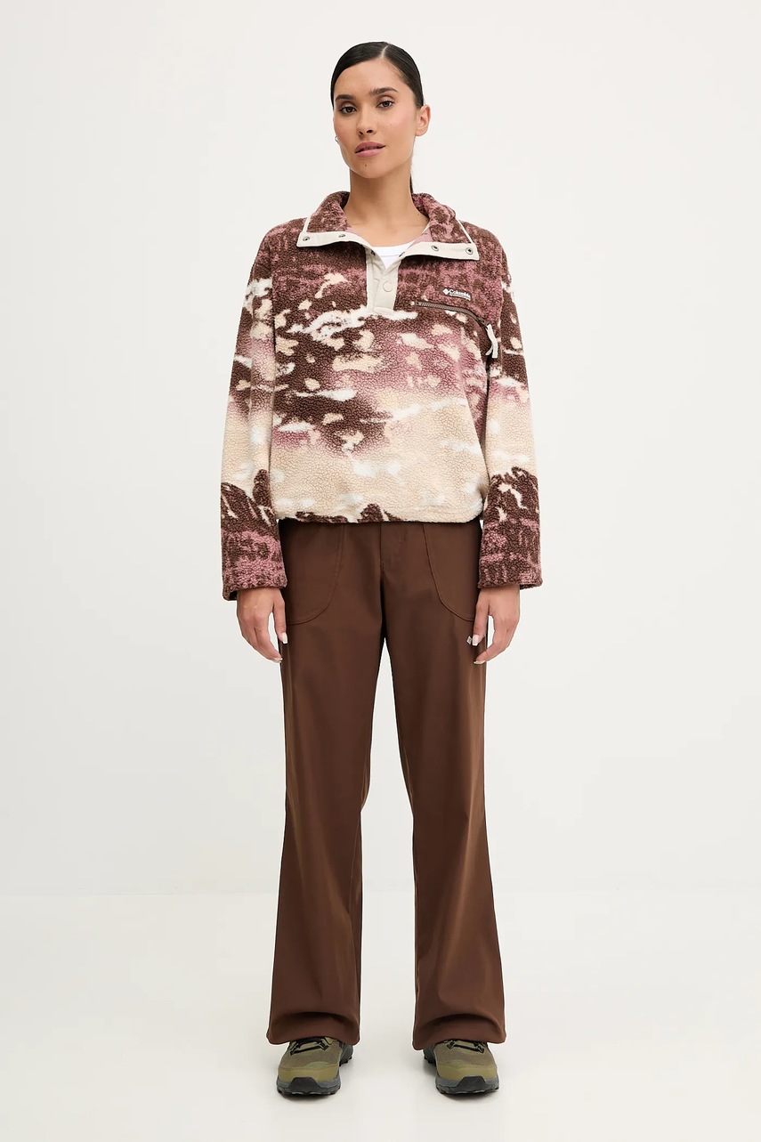 Спортивная кофта Columbia Helvetia цвет бежевый узор 2098501