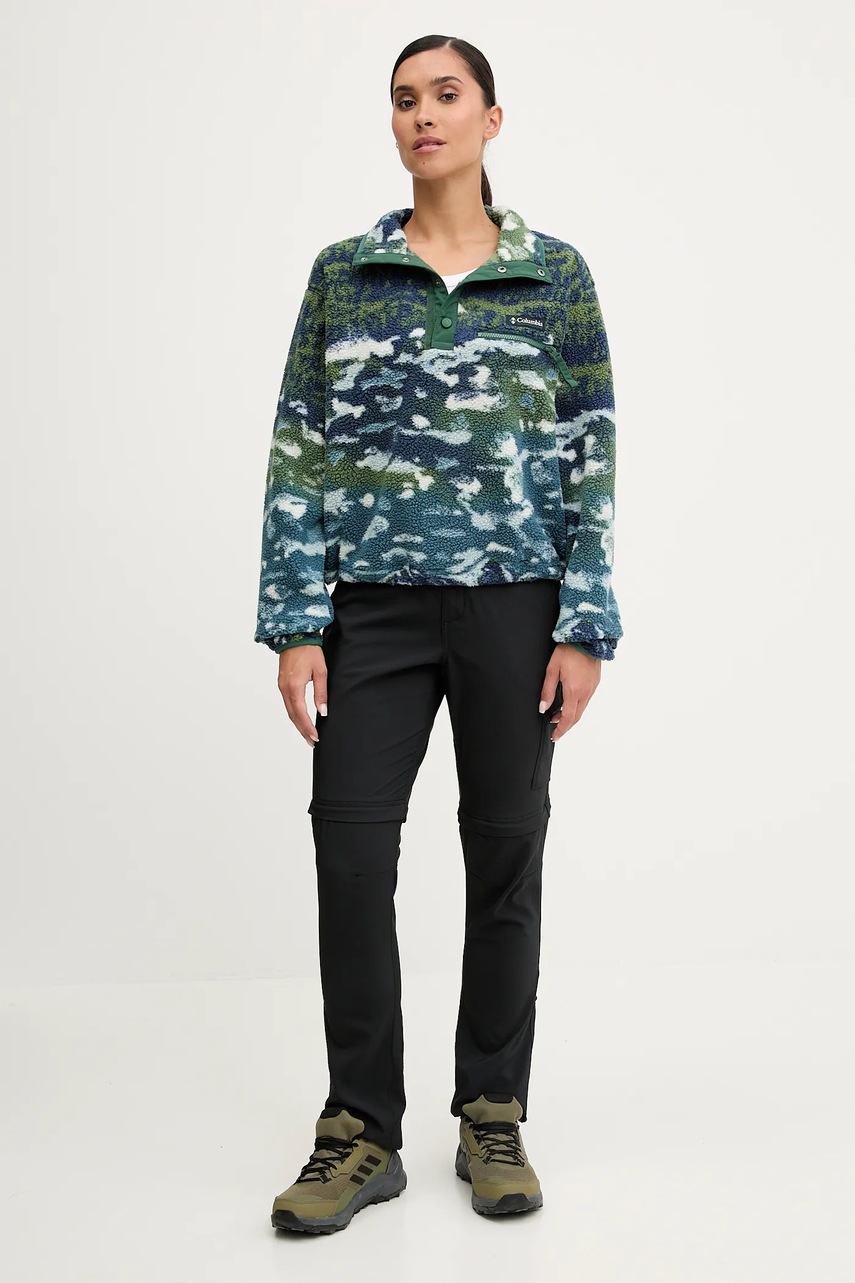 Спортивная кофта Columbia Helvetia цвет синий узор 2098501