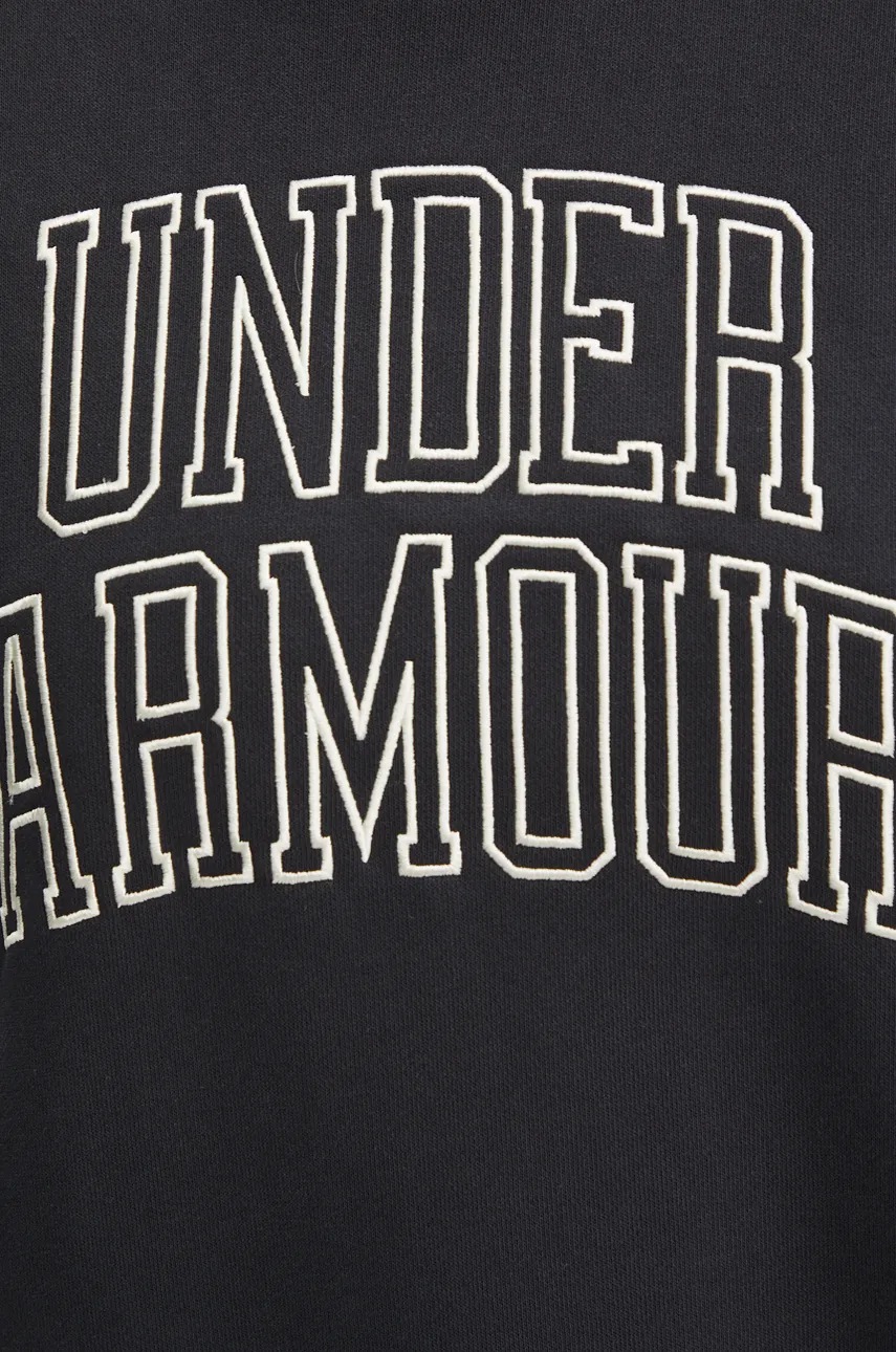 Μπλούζα Under Armour Icon HWT Terry χρώμα: μαύρο, 1386493 φωτογραφία