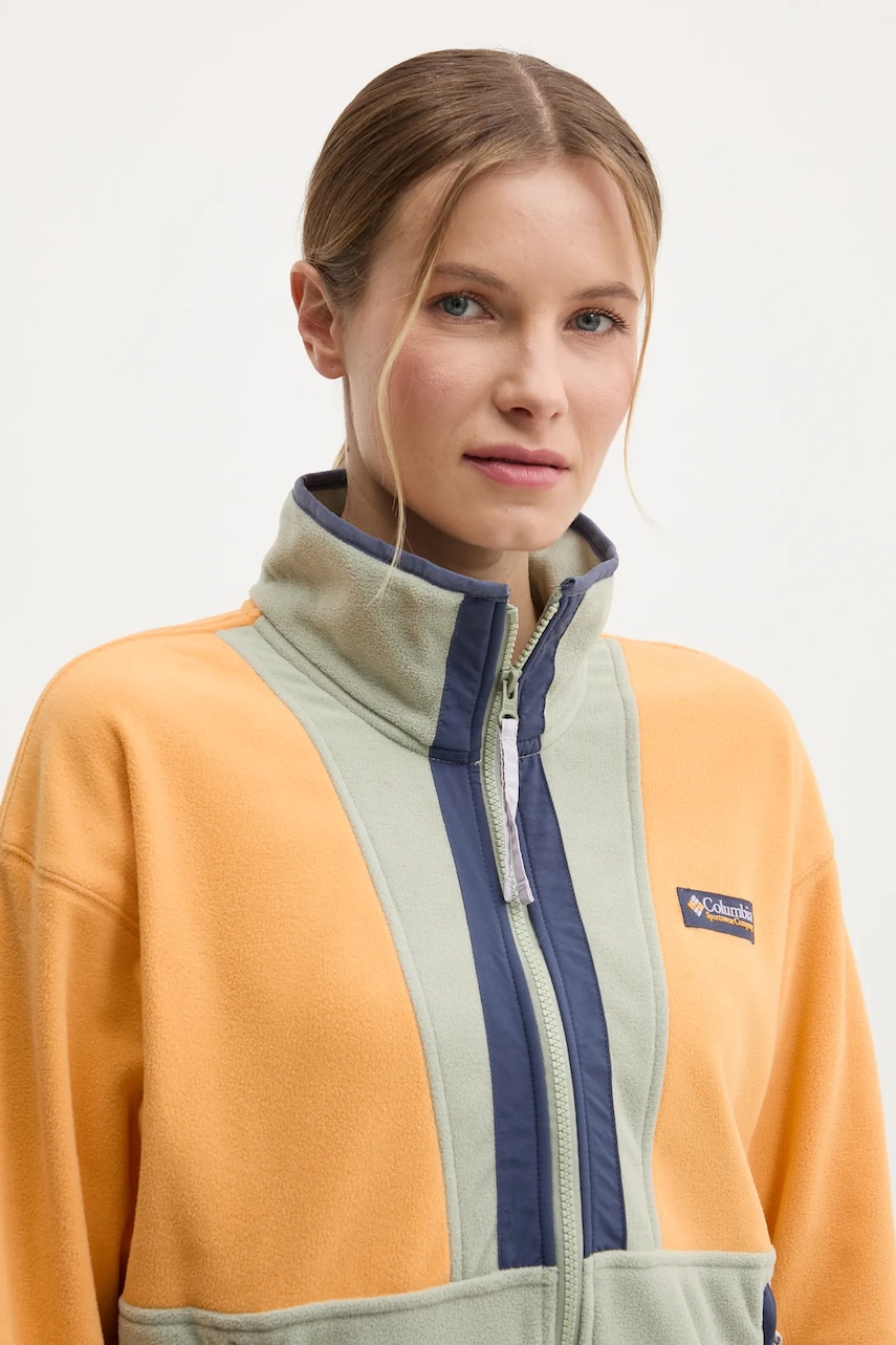 Флисовая кофта Columbia Backbowl II FZ Fleece цвет зелёный узор 2092163 Флисовая кофта Columbia Backbowl II FZ Fleece цвет зелёный узор 2092163