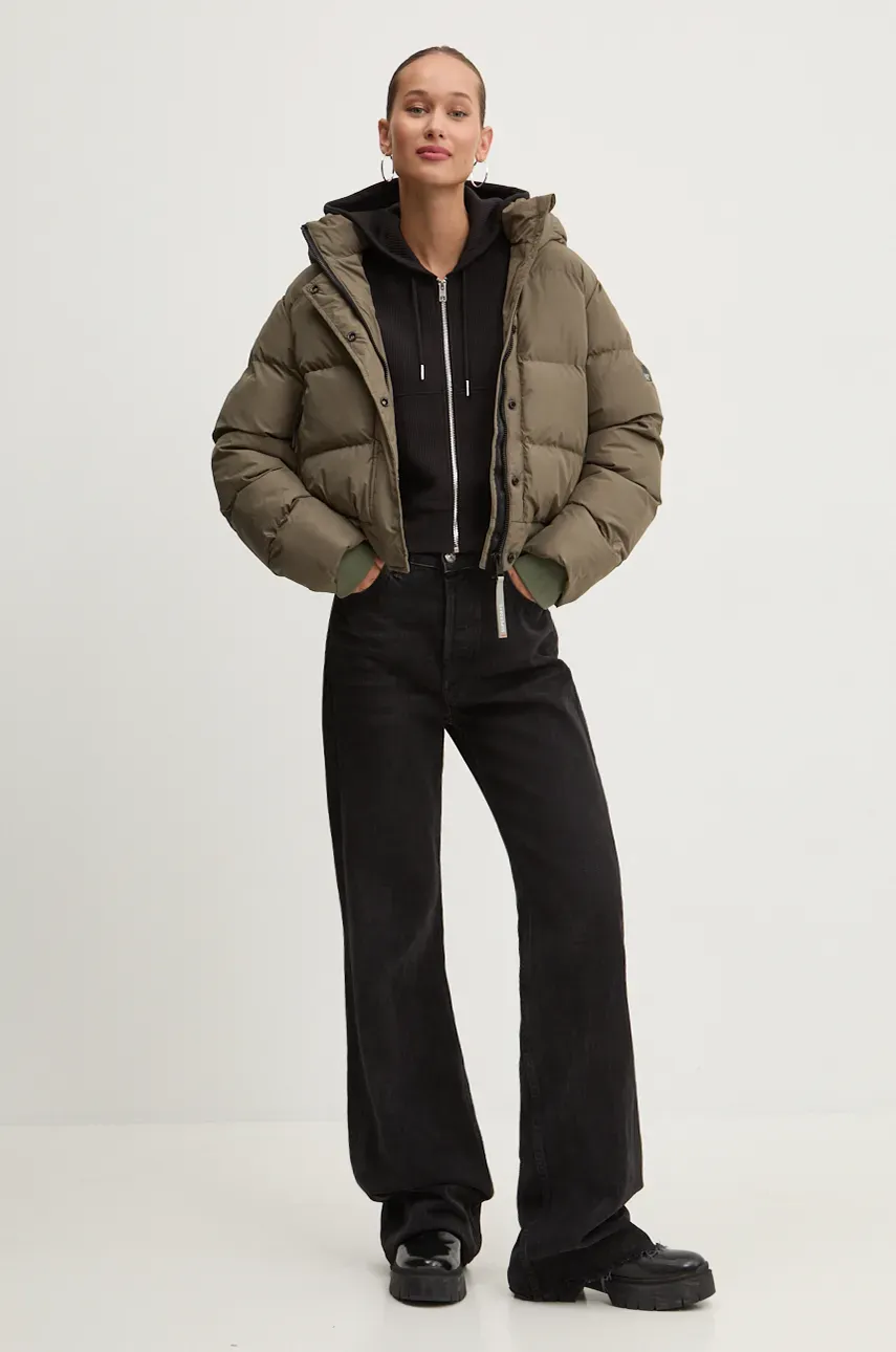 Кофта Tommy Jeans женская цвет чёрный с капюшоном однотонная DW0DW18763 Кофта Tommy Jeans женская цвет чёрный с капюшоном однотонная DW0DW18763