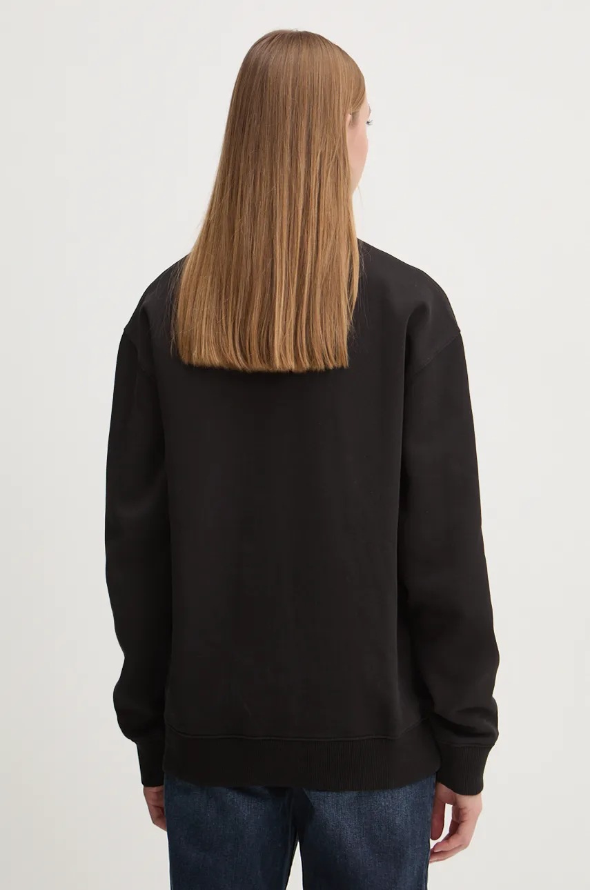 Кофта Tommy Jeans жіноча колір чорний з аплікацією DW0DW19713 
