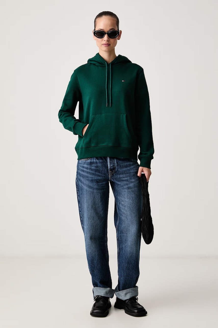 Tommy Jeans  суичър дамски с памук