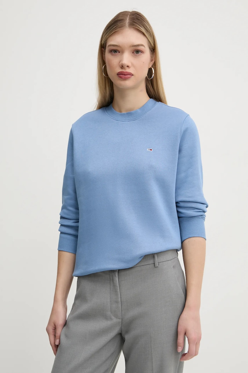 Tommy Jeans bluza femei, neted, DW0DW19959 Tommy Jeans bluza femei, neted, DW0DW19959