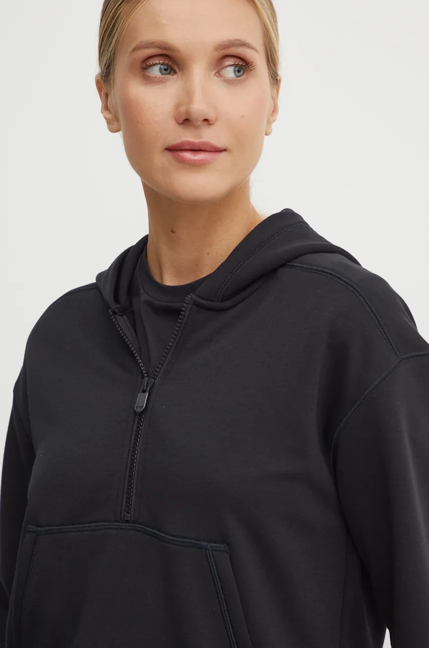 Φούτερ προπόνησης Calvin Klein Performance χρώμα: μαύρο, με κουκούλα, 00GWF4W303 φωτογραφία