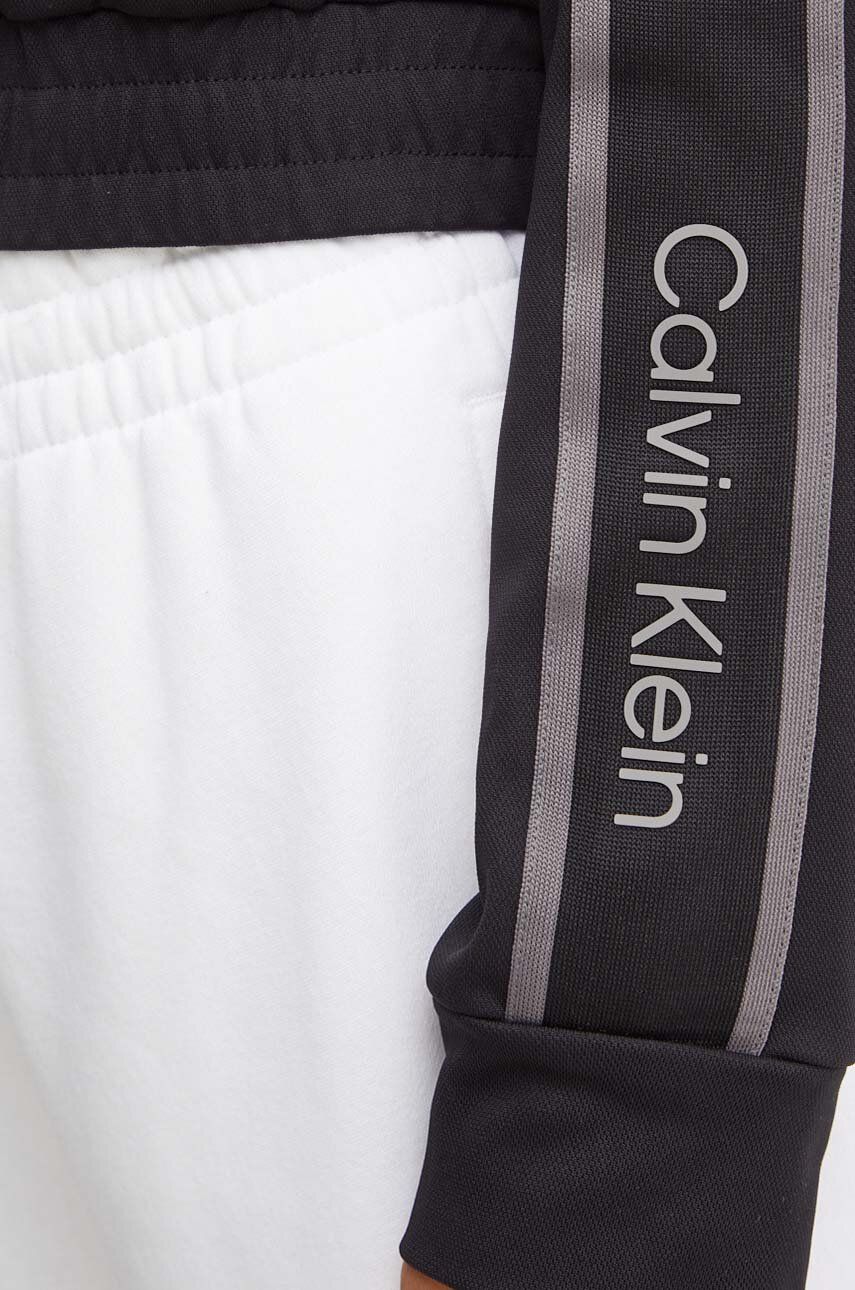 Dukserica Za Trening Calvin Klein Performance Boja: Crna, S Tiskom, 00GWF4J402