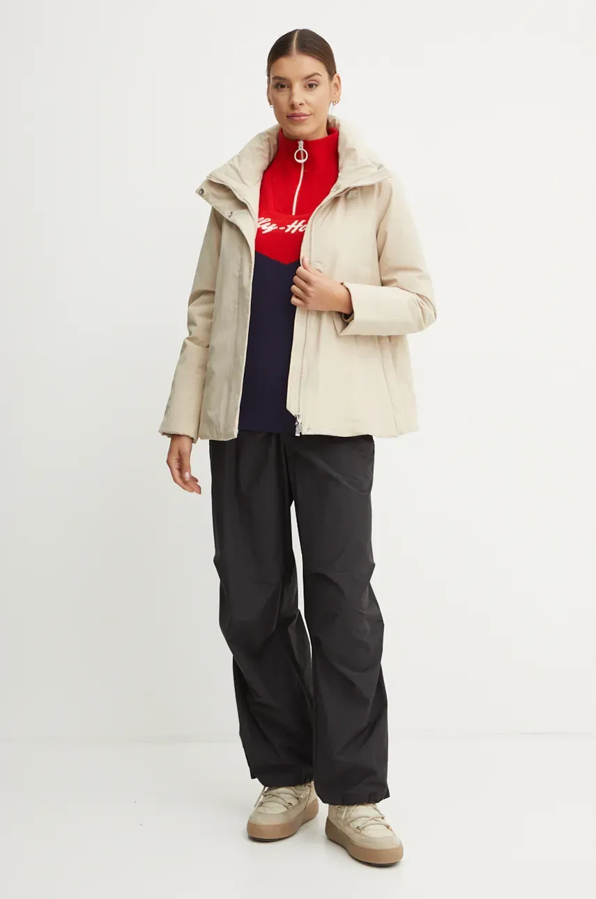 Свитер Helly Hansen Apres женский цвет синий тёплый с гольфом 66029 Свитер Helly Hansen Apres женский цвет синий тёплый с гольфом 66029