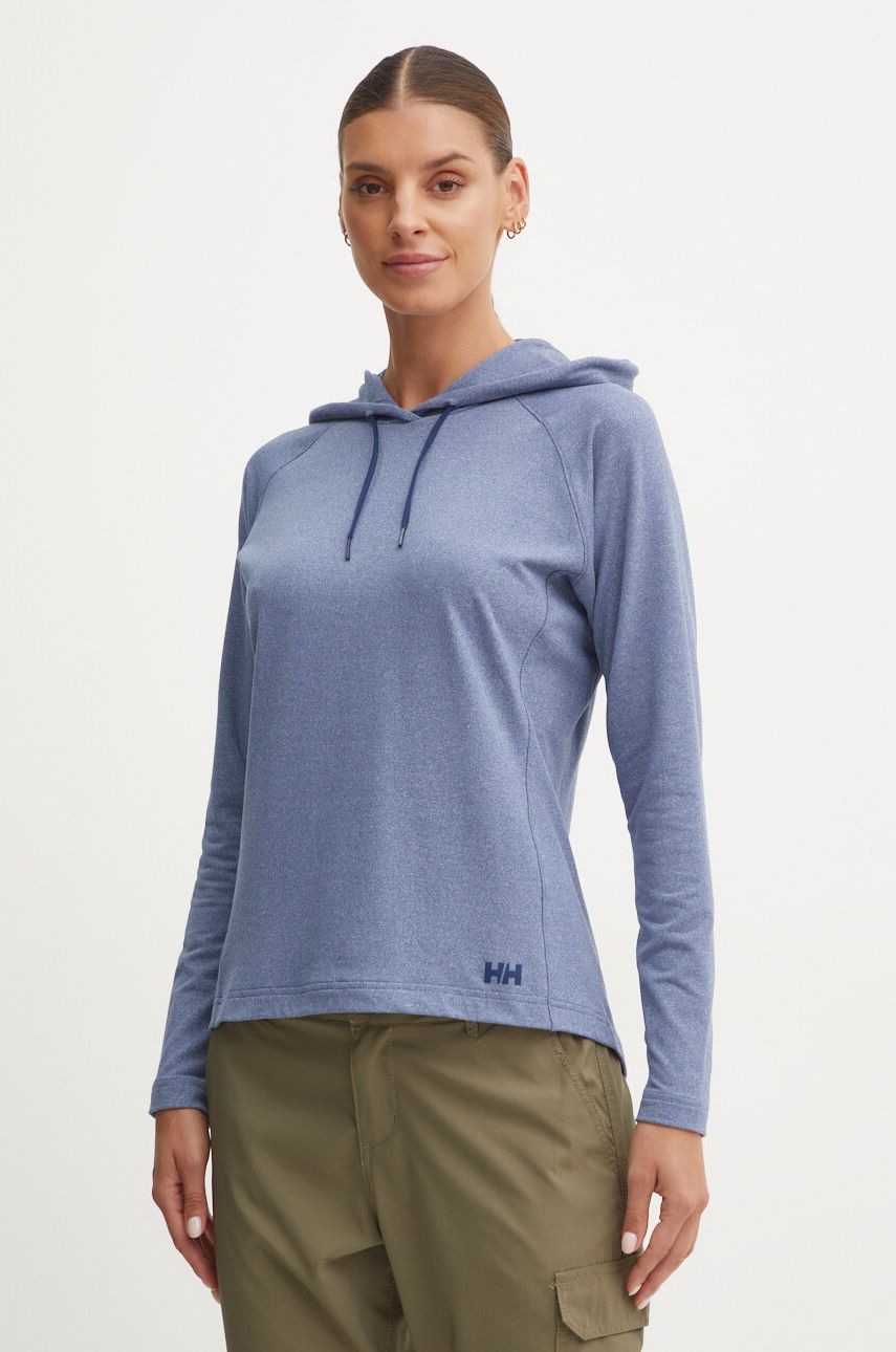 Helly Hansen bluza VERGLAS LIGHT femei, cu glugă, melanj, 62964