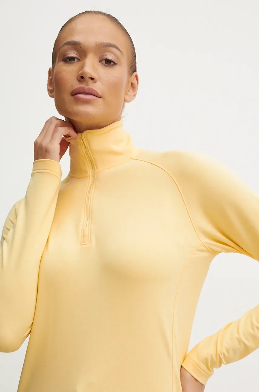 Αθλητική μπλούζα Helly Hansen Verglas χρώμα: κίτρινο, 62965 φωτογραφία