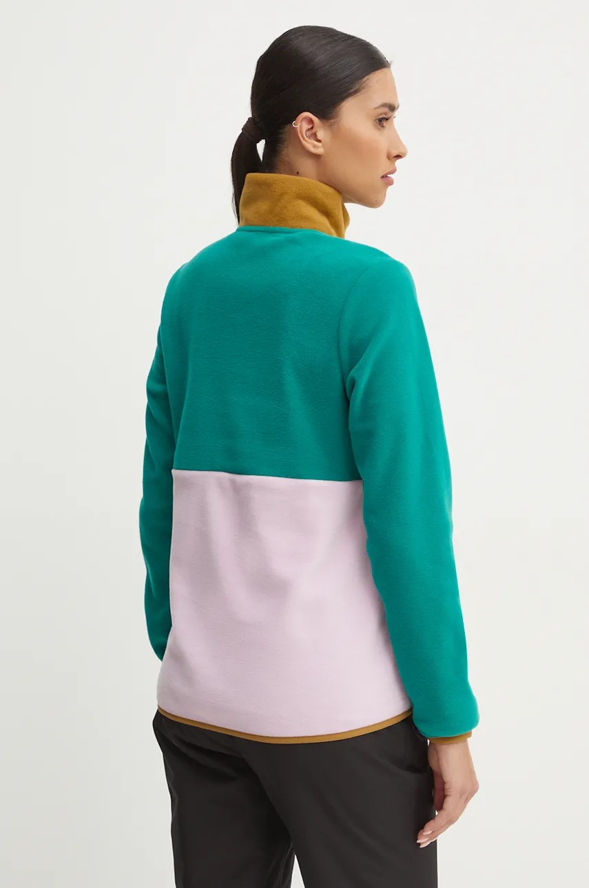 Αθλητική μπλούζα Helly Hansen Daybreaker Snap χρώμα: πράσινο, 49535 φωτογραφία