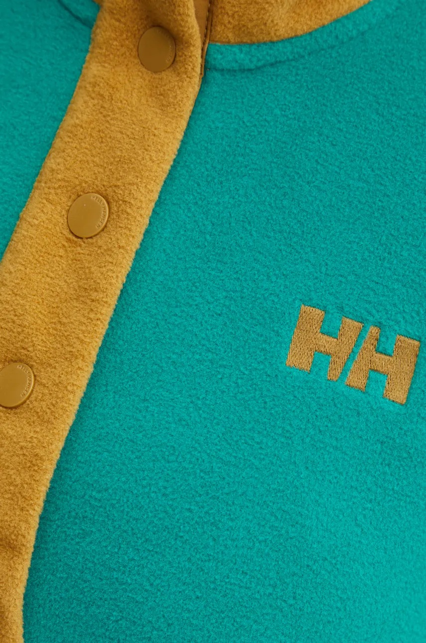 Αθλητική μπλούζα Helly Hansen Daybreaker Snap χρώμα: πράσινο, 49535 φωτογραφία