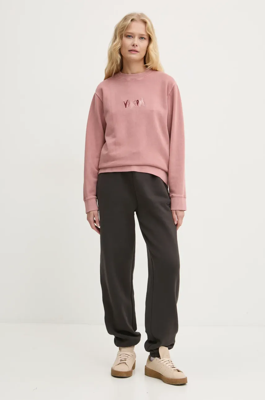 Кофта Volcom женская цвет оранжевый с аппликацией B4632402 Кофта Volcom женская цвет оранжевый с аппликацией B4632402