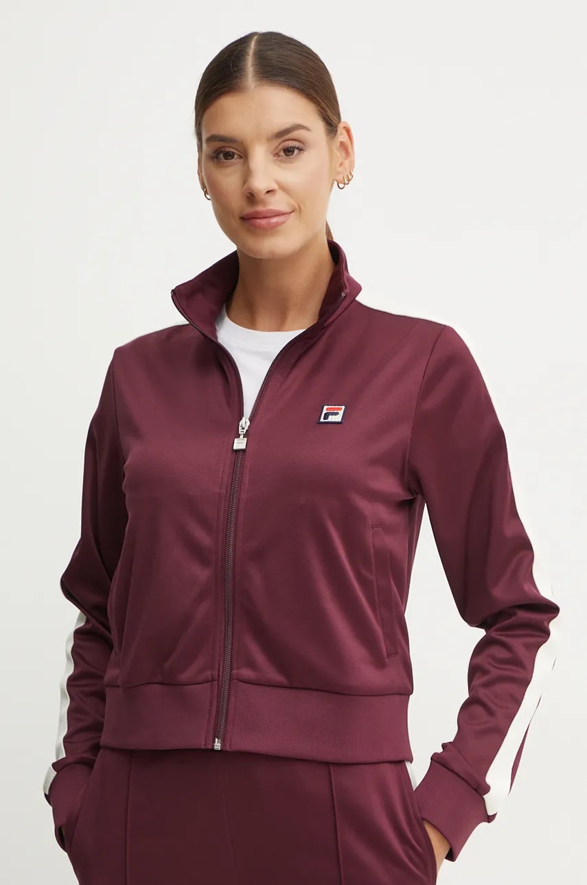 Fila bluza Lamoni femei, culoarea bordo, FAW0888 Fila bluza Lamoni femei, culoarea bordo, FAW0888