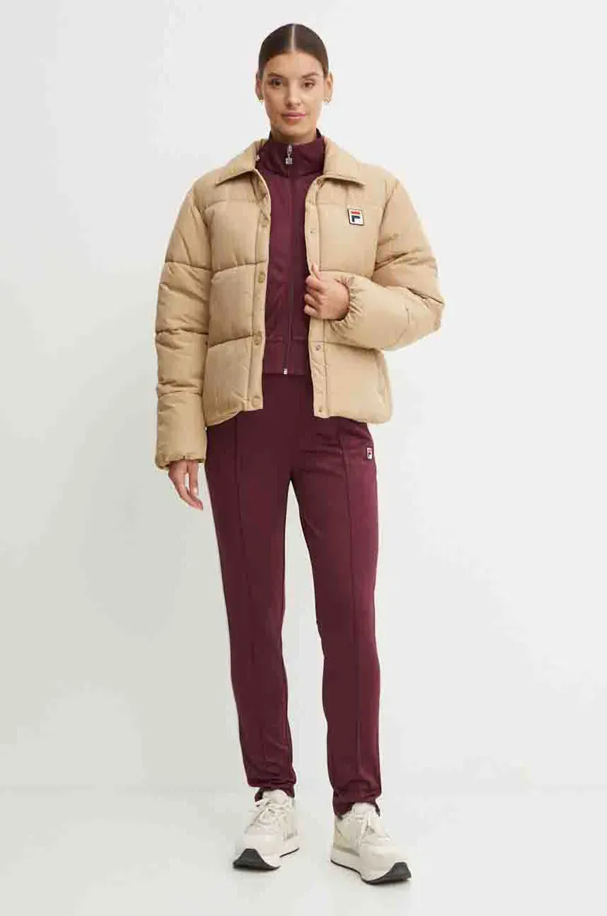Кофта Fila Lamoni женская цвет бордовый FAW0888 Кофта Fila Lamoni женская цвет бордовый FAW0888