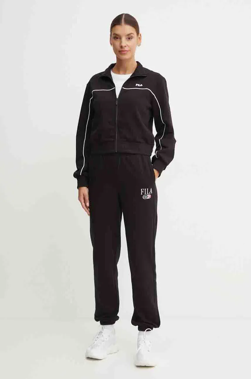 Кофта Fila Lauka женская цвет чёрный однотонная FAW0909 Кофта Fila Lauka женская цвет чёрный однотонная FAW0909