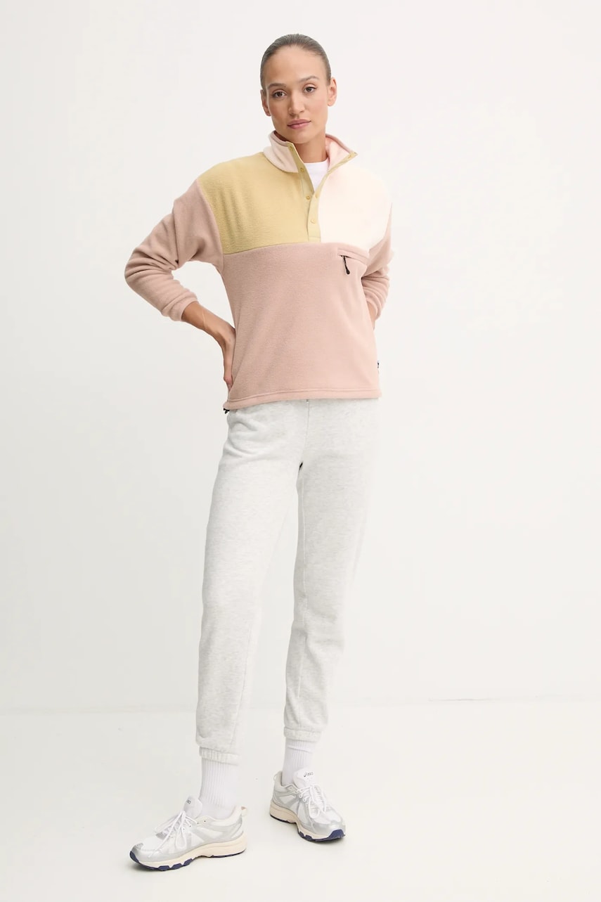 Кофта Picture Arcca 1/4 Zip женская цвет розовый узор SWT0161 Кофта Picture Arcca 1/4 Zip женская цвет розовый узор SWT0161