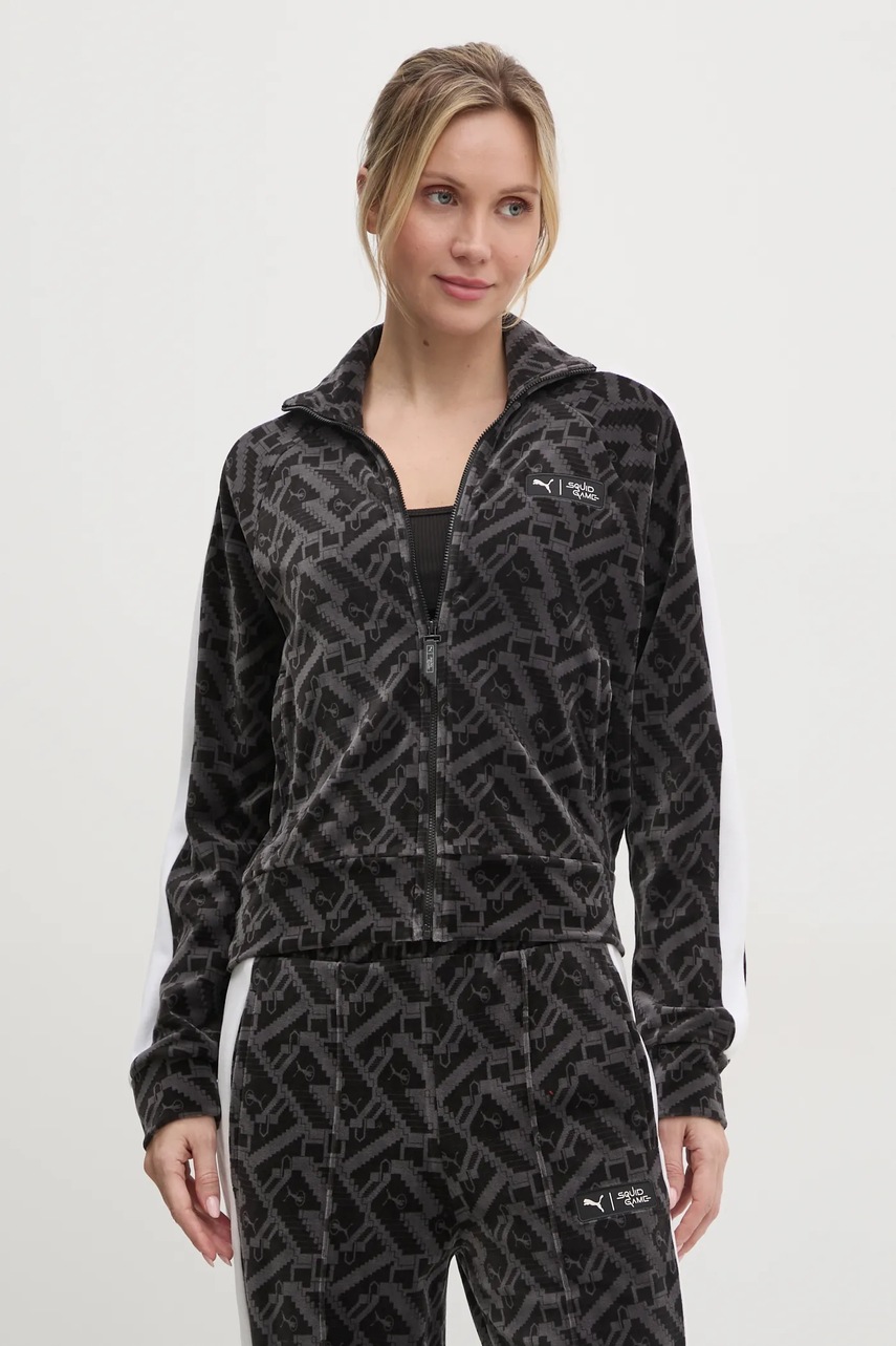 

Суичър Puma PUMA X SQUID GAME T7 в сиво с десен 627432, Сив