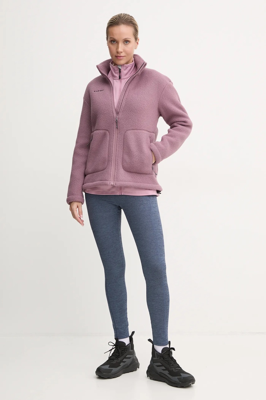 Спортивная кофта Mammut Falera цвет розовый однотонная 1014.05830