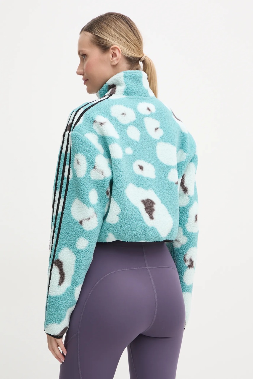 Кофта adidas Animal жіноча колір бірюзовий візерунок IY0148 