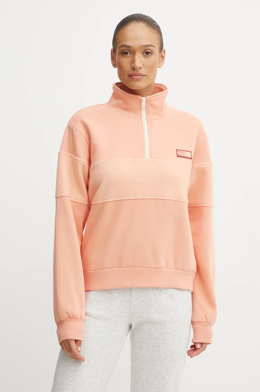 Rip Curl bluza FORTALEZA femei, culoarea portocaliu, neted, 04KWFL Rip Curl bluza FORTALEZA femei, culoarea portocaliu, neted, 04KWFL