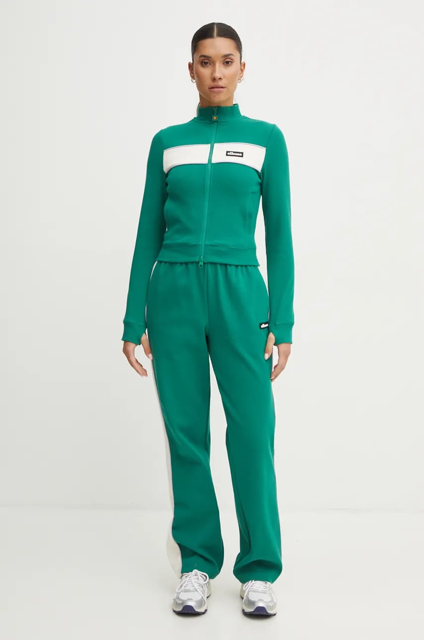 Кофта Ellesse SNOWMASS женская цвет зелёный узор SGX20912 Кофта Ellesse SNOWMASS женская цвет зелёный узор SGX20912