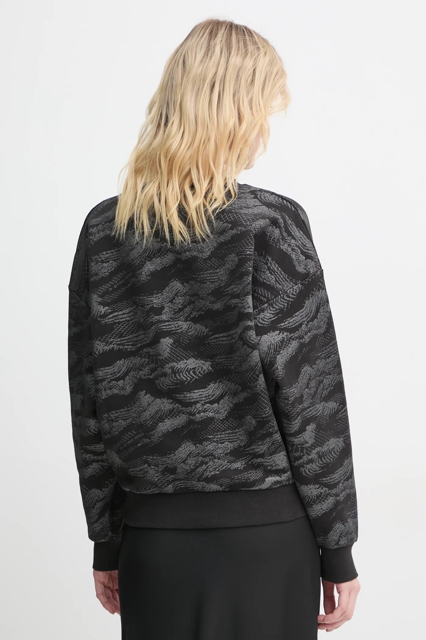 Бавовняна кофта G-Star Raw жіноча колір чорний візерунок D25169-D865 