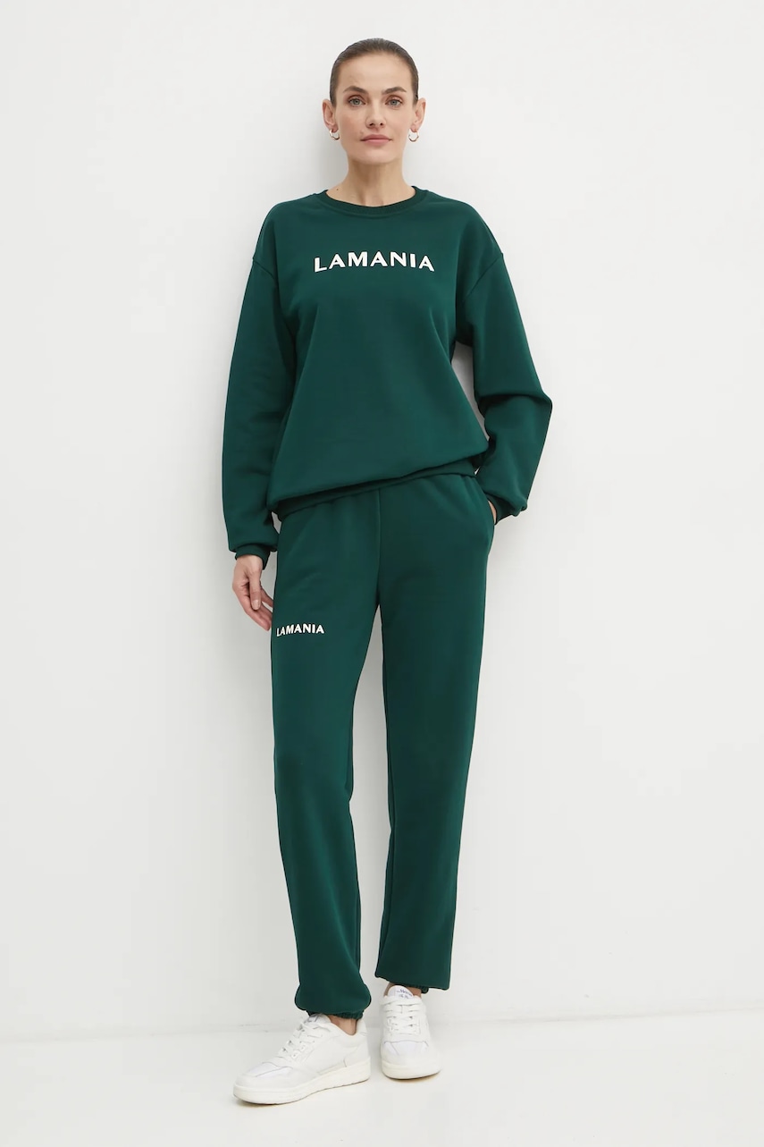 Кофта La Mania HAPPY.3 женская цвет зелёный с принтом HAPPY.3 Кофта La Mania HAPPY.3 женская цвет зелёный с принтом HAPPY.3