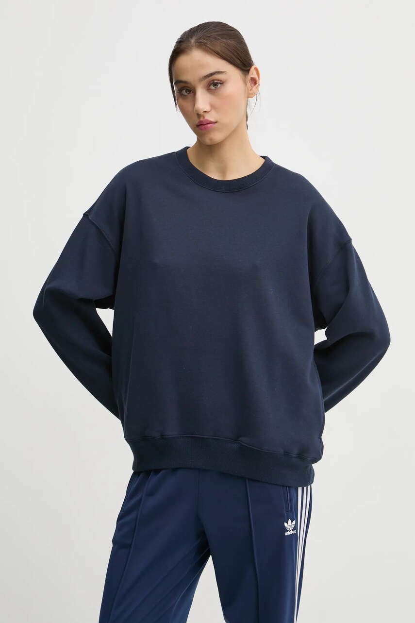 Hollister Co. bluza femei, culoarea albastru marin, neted, KI352-4218