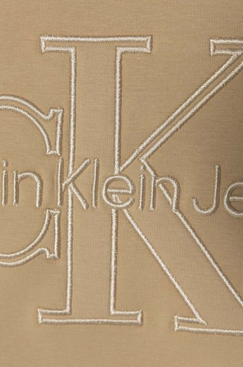 Calvin Klein Jeans gyerek felső bézs, nyomott mintás, IG0IG02702 termék 2. képe