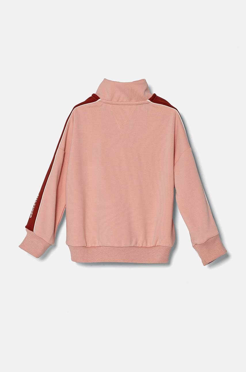 Детская кофта Tommy Hilfiger цвет розовый узор KG0KG08034 Детская кофта Tommy Hilfiger цвет розовый узор KG0KG08034