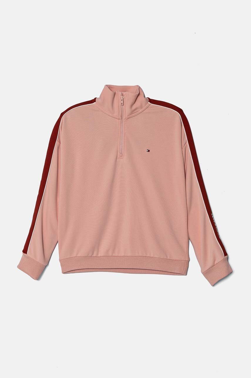 

Детски суичър Tommy Hilfiger в розово с десен KG0KG08034, Розов