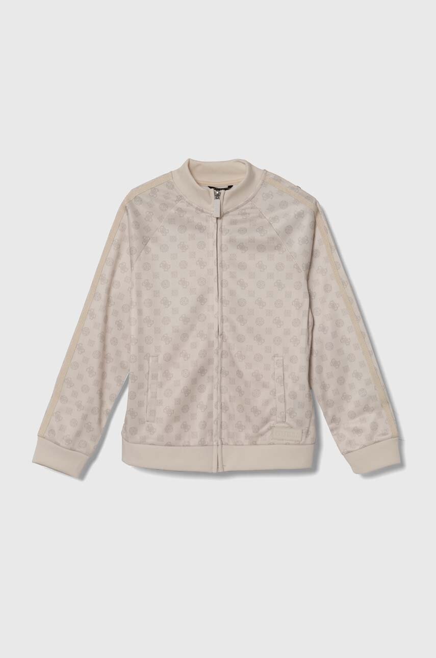 

Детски суичър Guess в бежово с десен J4YQ21 KCCI0, Бежов