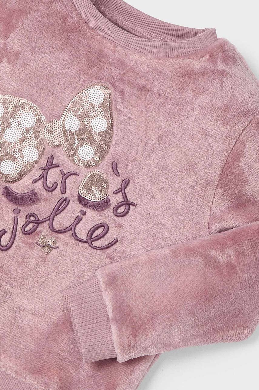 Детская кофта Mayoral цвет розовый узор 4480