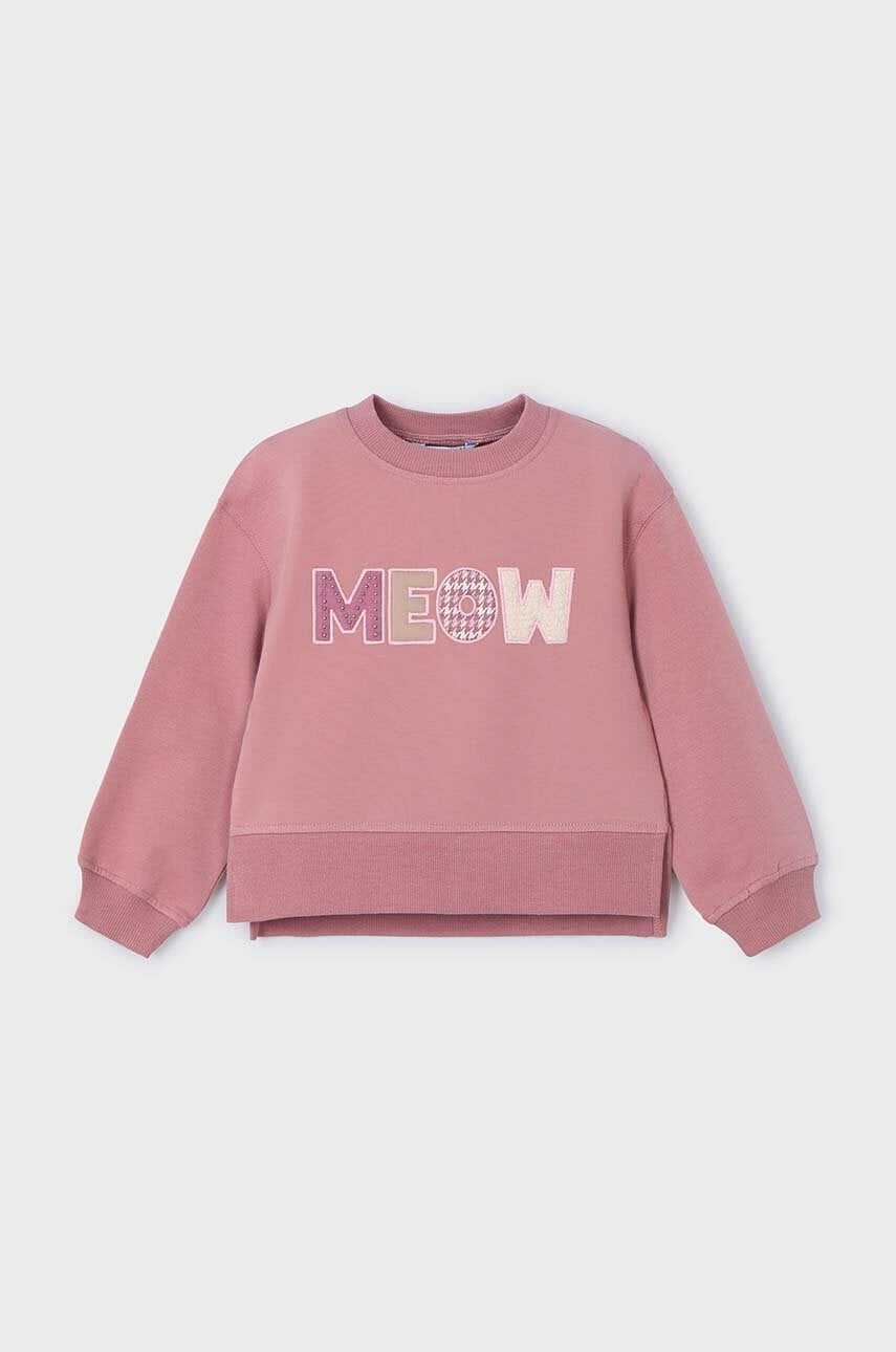 Mayoral bluza copii culoarea roz, cu imprimeu, 4482