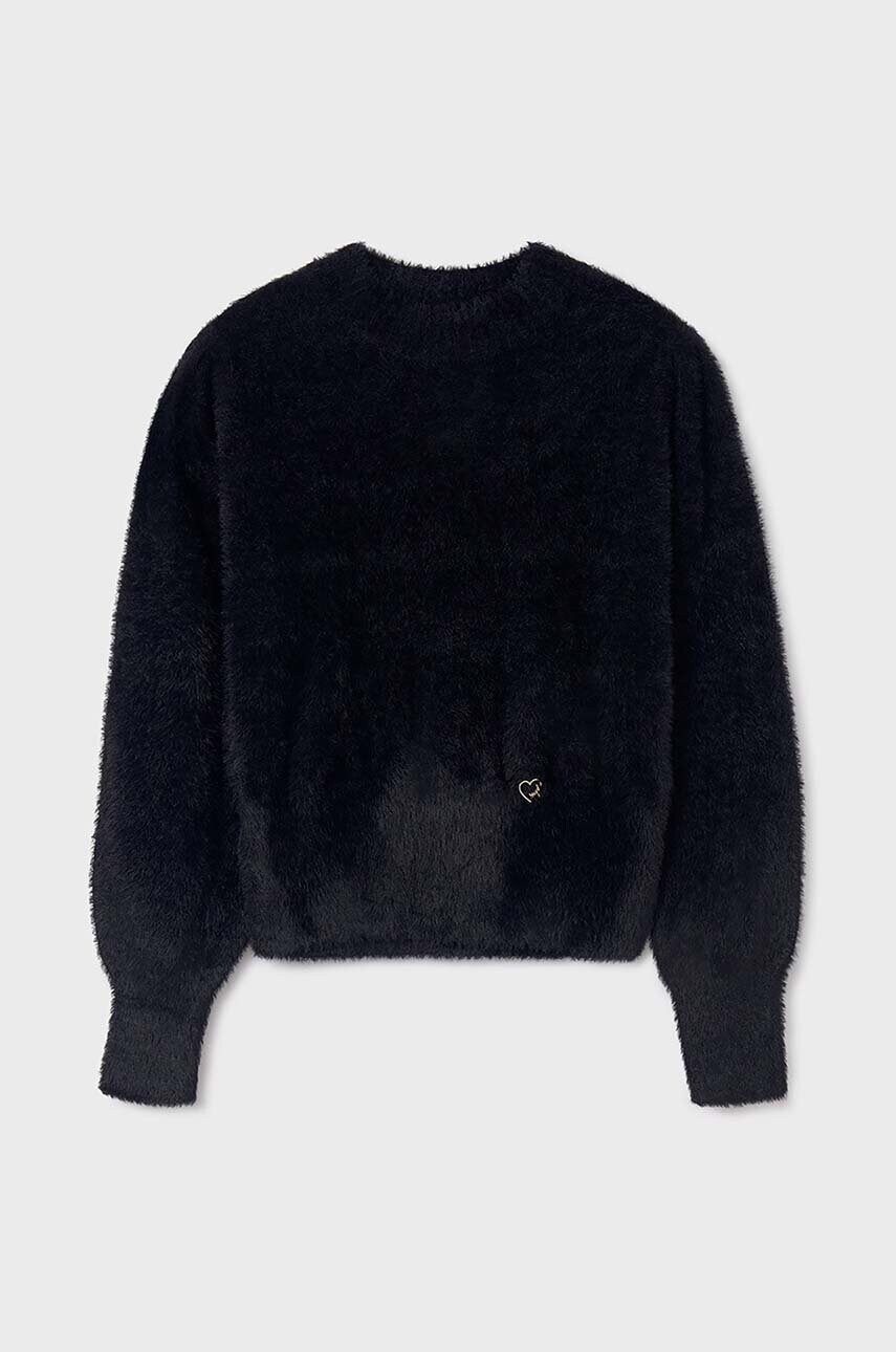Mayoral pulover copii culoarea negru, neted, 7302