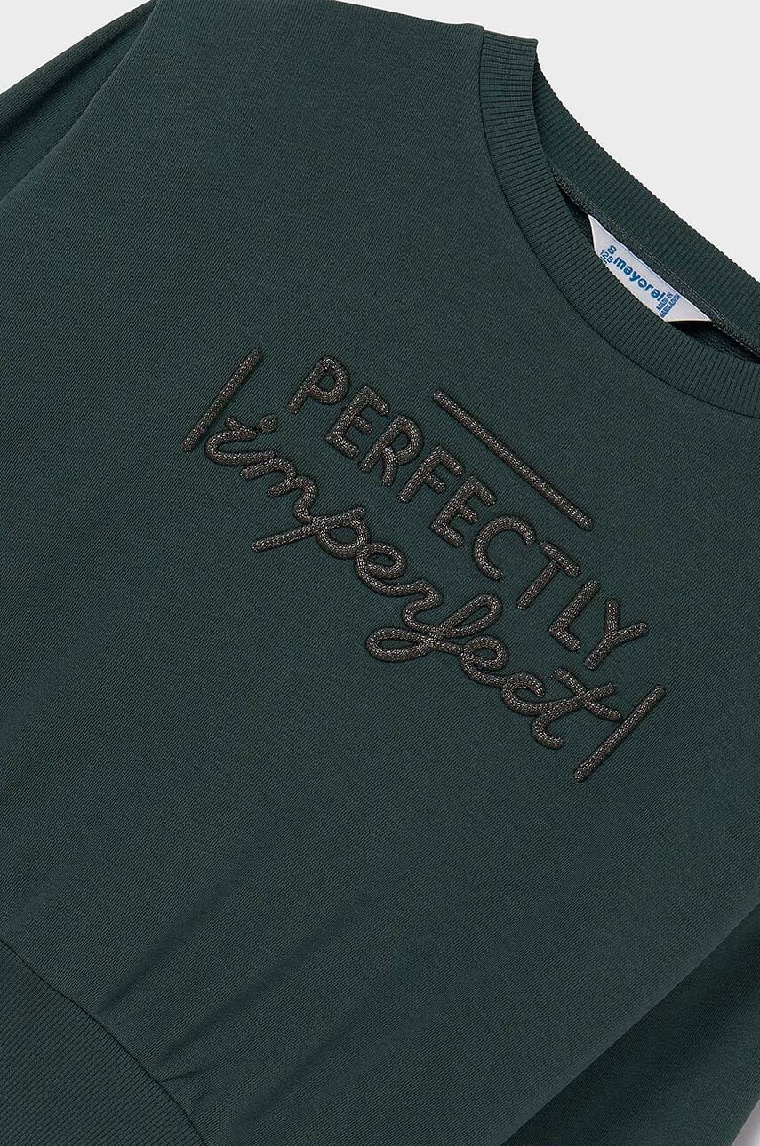 Дитяча кофта Mayoral колір зелений з принтом 7468 в Тернополі Дитяча кофта Mayoral колір зелений з принтом 7468 в Тернополі