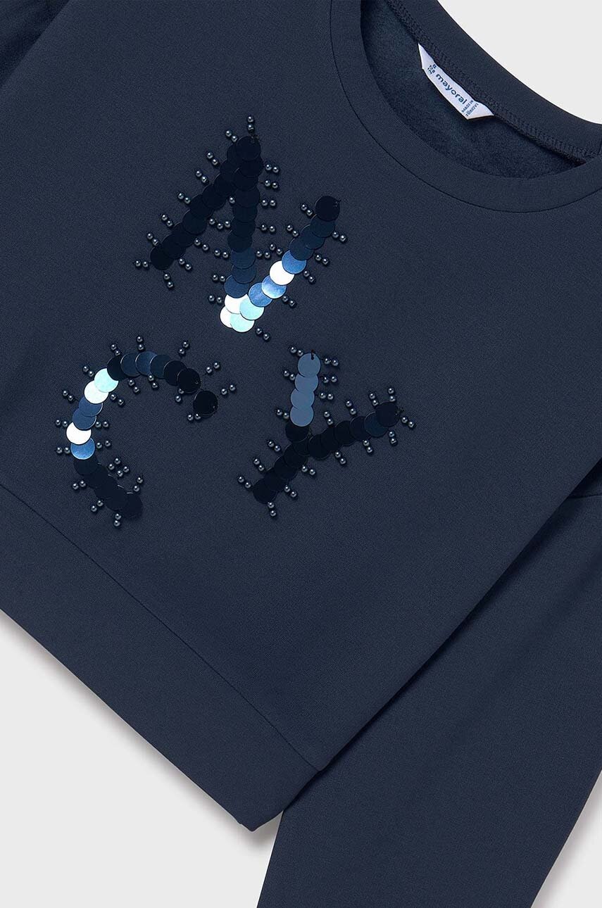 Детская кофта Mayoral цвет синий с аппликацией 7472 в Ровном Детская кофта Mayoral цвет синий с аппликацией 7472 в Ровном