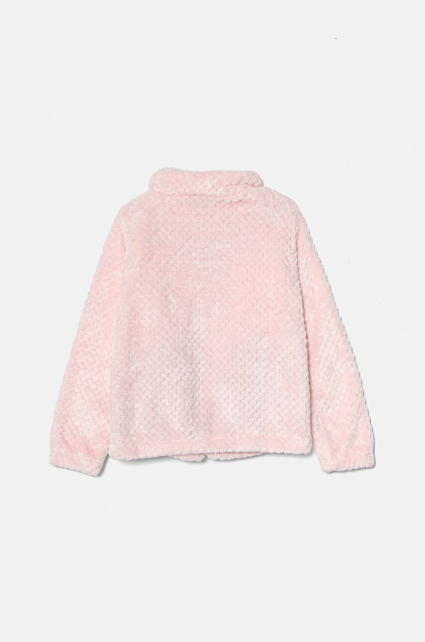 Детская куртка из флиса Columbia Fire Side цвет розовый однотонная 1799083 Детская куртка из флиса Columbia Fire Side цвет розовый однотонная 1799083