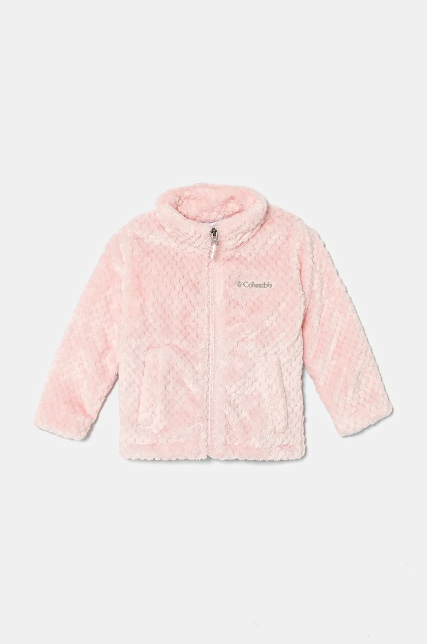Columbia bluza bebe Fire Side culoarea roz, neted, 1799084 Columbia bluza bebe Fire Side culoarea roz, neted, 1799084
