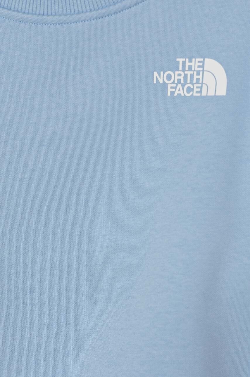 The North Face gyerek felső CROP OVERSIZE CUTLINE CREW nyomott mintás, NF0A89HF1I51 termék 2. képe