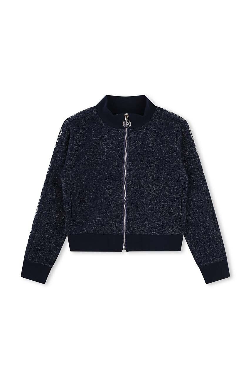 Michael Kors bluza copii culoarea albastru marin, cu imprimeu, R30152