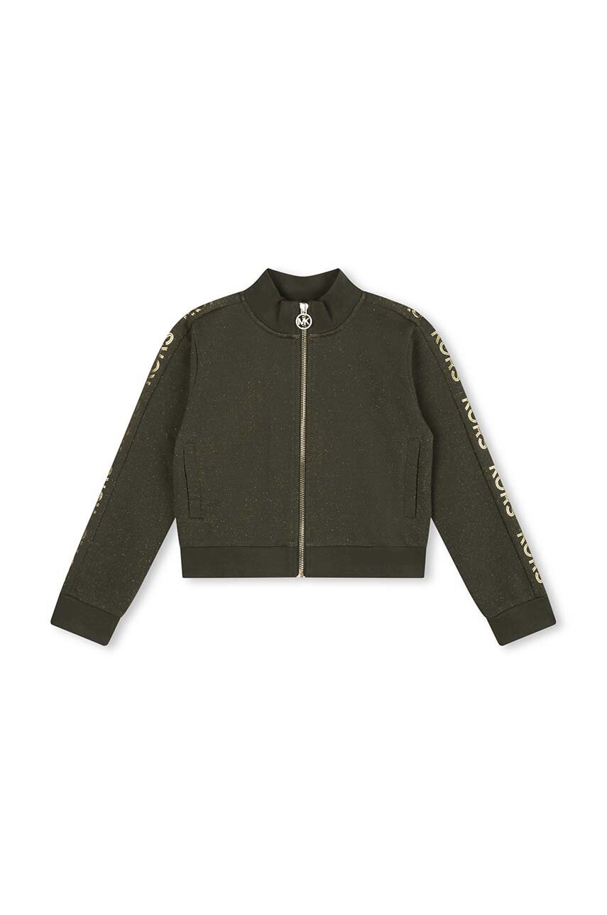 Дитяча кофта Michael Kors колір зелений з принтом R30152 Дитяча кофта Michael Kors колір зелений з принтом R30152