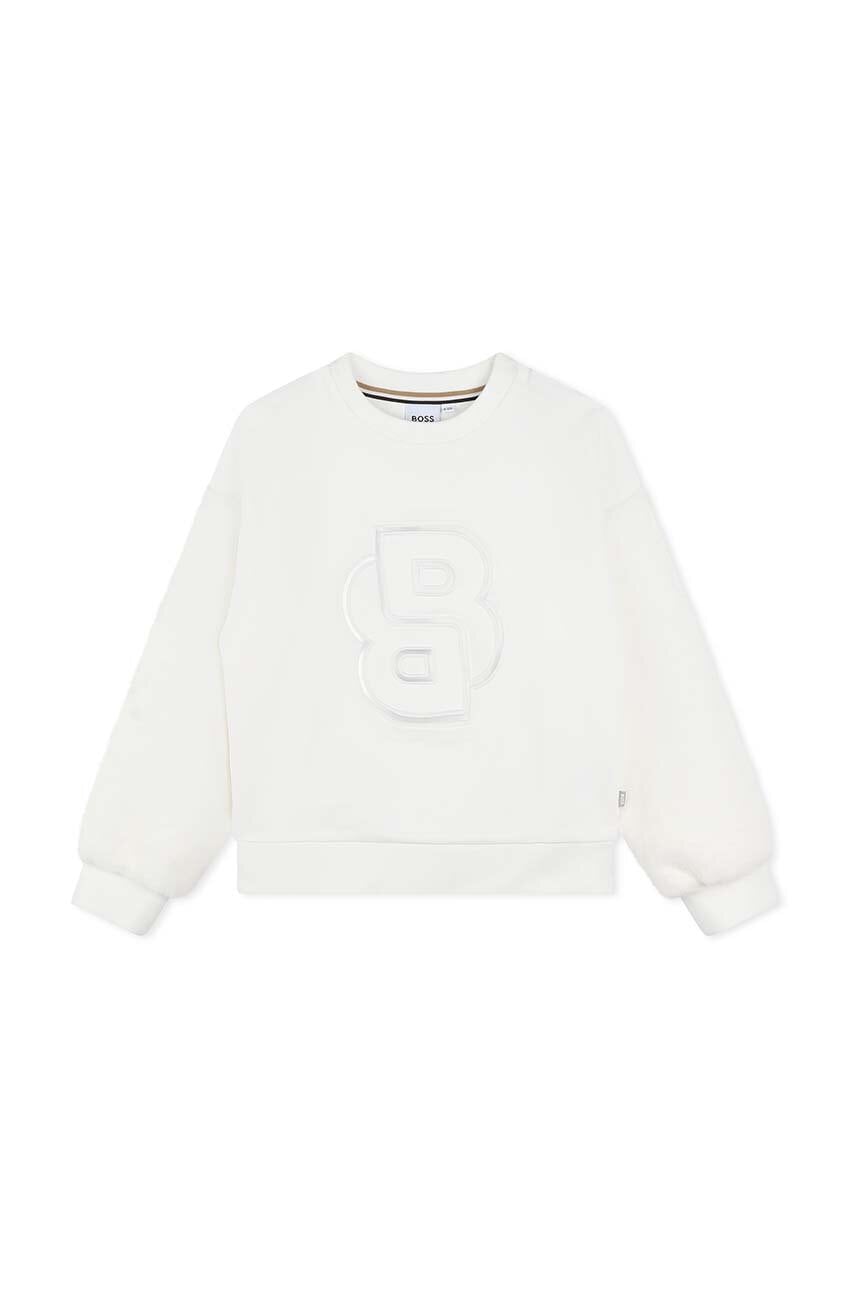 Детская кофта BOSS цвет белый с аппликацией J51112 в Сумах Детская кофта BOSS цвет белый с аппликацией J51112 в Сумах