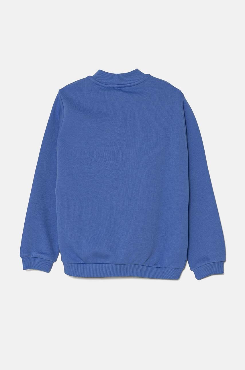 Дитяча бавовняна кофта United Colors of Benetton колір фіолетовий з принтом 3J70G5037