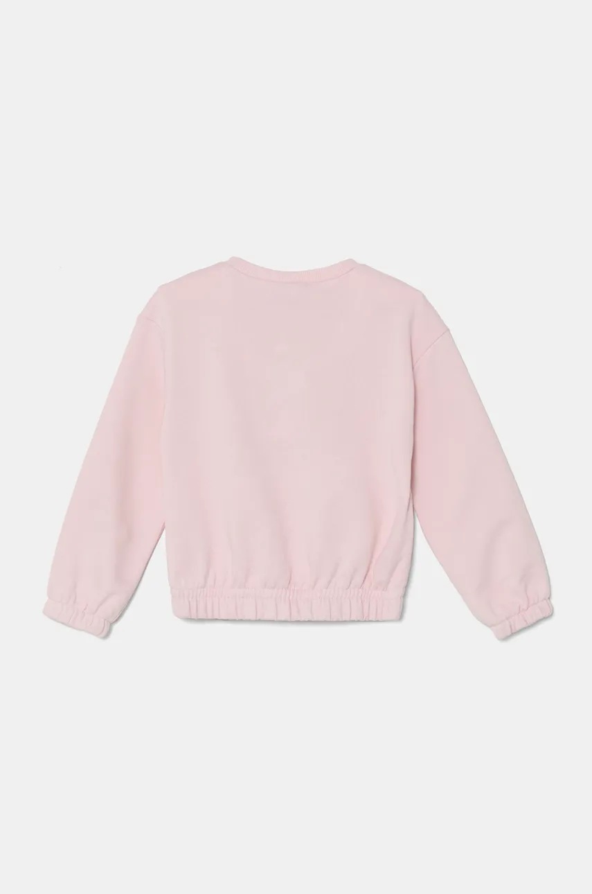 Хлопковая кофта для младенцев United Colors of Benetton цвет розовый узор 3J68G10HE Хлопковая кофта для младенцев United Colors of Benetton цвет розовый узор 3J68G10HE