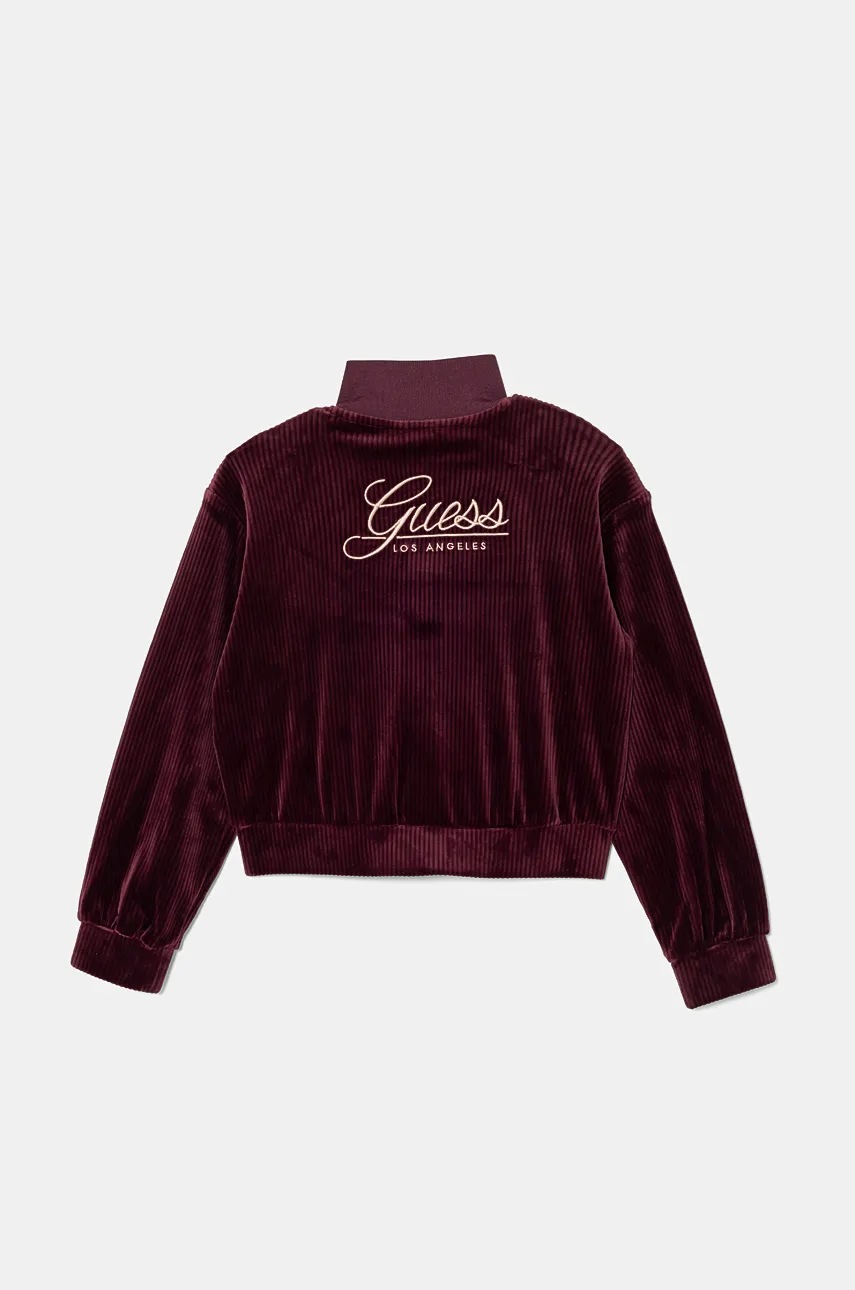Детская кофта Guess цвет бордовый с аппликацией J4BQ21 KCH92
