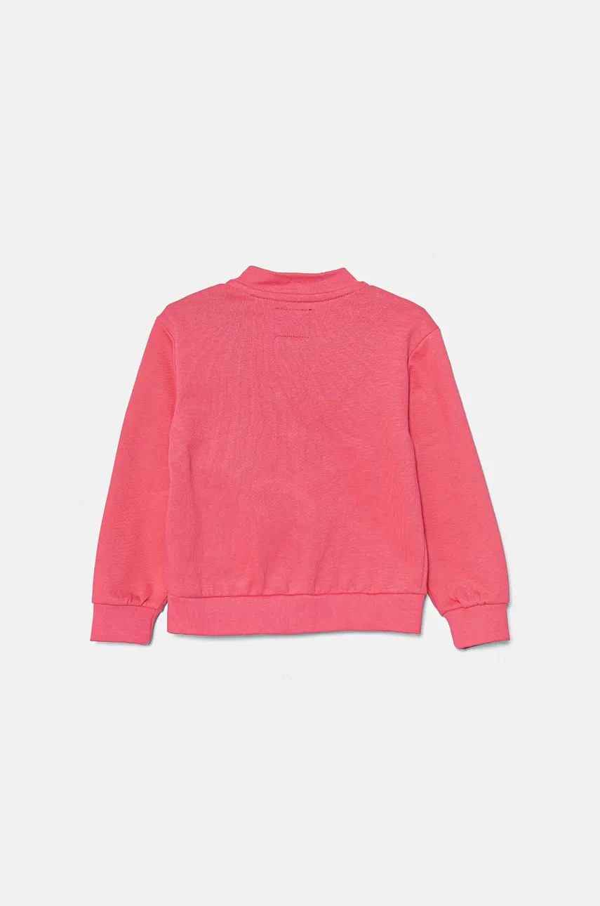 Детская хлопковая кофта Guess цвет розовый с аппликацией K4BQ04 KAX73 в Черновцах